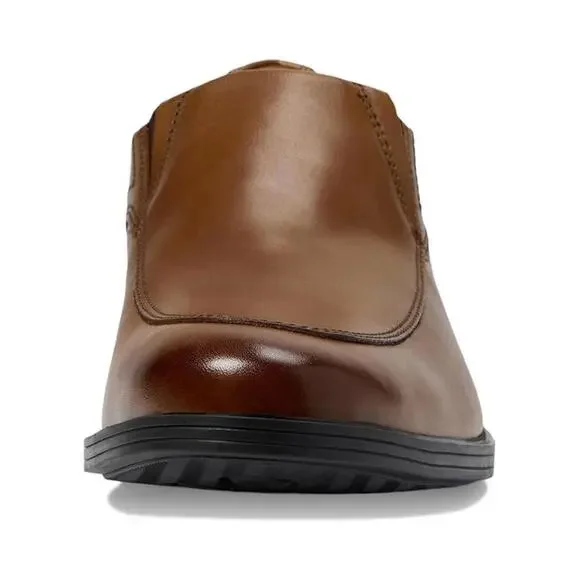 Clarks Whiddon Loafers Leather Slip on Tan Comfort Dress Shoe Men's 7 $105 MSRP - Picture 6 of 9